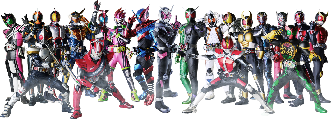 平成假面骑士合照