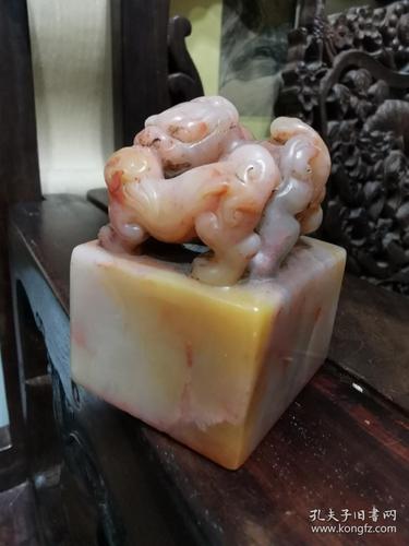 清代寿山石印章老印章老章