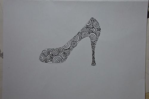 原创作品:创意图形--高跟鞋