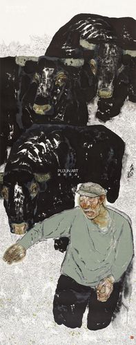 袁武人物画作品