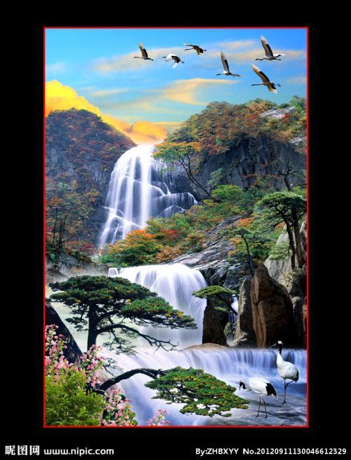 客厅挂画风水之家居风水学招财旺运山水画