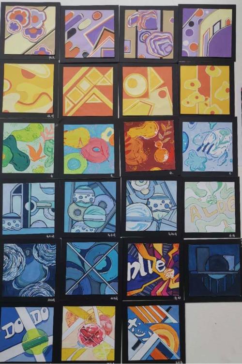 云南艺术学院文华学院美术设计学院2019级《色彩构成》优秀作品展示