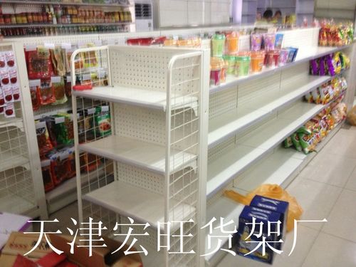 天津货架 韩板单面超市货架 便利店货架 连锁店货架 厂家直销