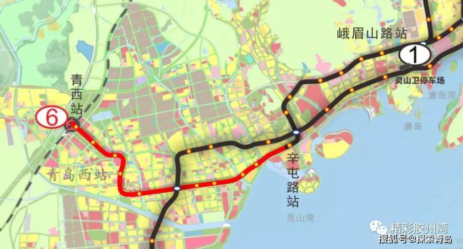 线路图公布青岛地铁三期正式获批7条线路走向正式亮相