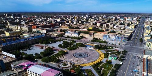 甘肃民勤县城美景