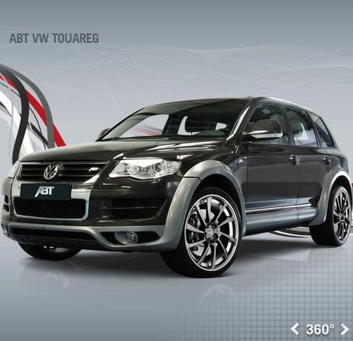 大众老款途锐 7l改装 abt 整套包围 4出排气管 德国正品 特价促销