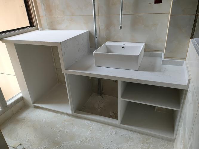 石材洗手台盆 洗衣机柜台盆