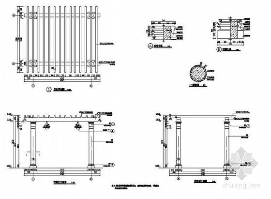 某花架结构设计图