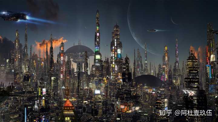 科幻电影里面的未来世界!
