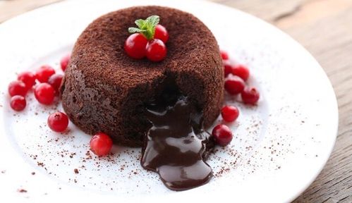 熔岩巧克力蛋糕