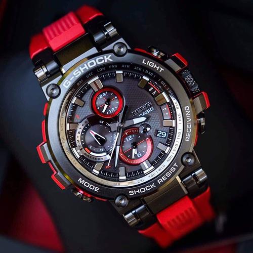 卡西欧钢铁之心蓝宝石光能蓝牙电波手表运动防水日韩腕表