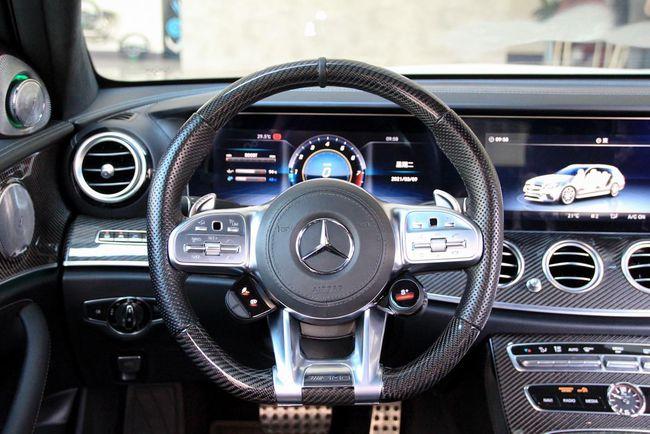豪车道奔驰amg改装升级oled液晶旋钮方向盘