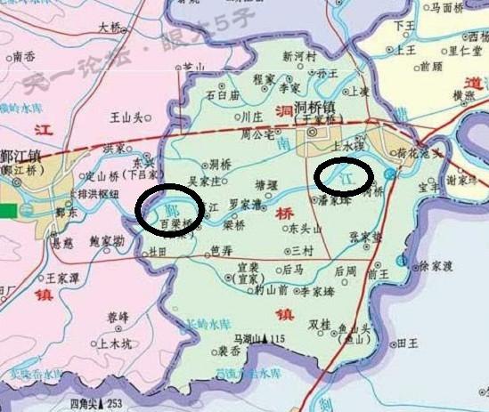 想知道: 宁波市 鄞州区鄞江河 在洞桥的部分是哪里