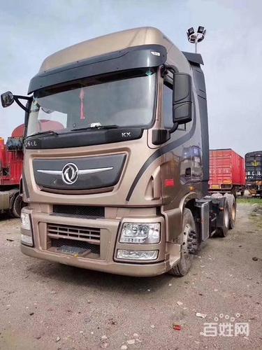 刚一年的二手牵引车,东风天龙旗舰560马