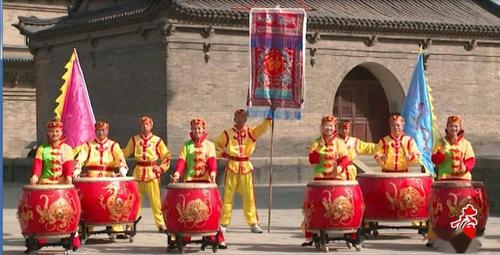 欢乐中国年地道山西味山西春节年俗活动之太原威风锣鼓