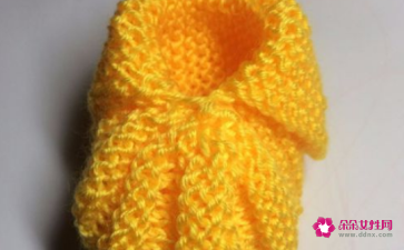 怎样编织宝宝南瓜鞋图解