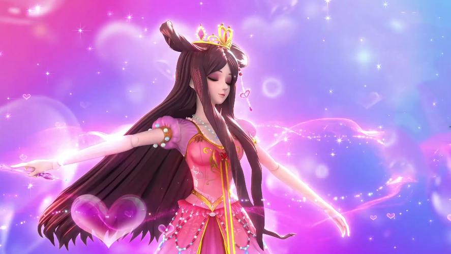 叶罗丽:罗丽公主新造型曝光,镶嵌金色花边,皇室继承人