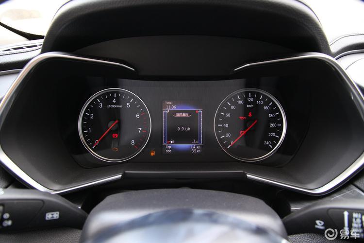 【众泰t6002019款1.5t 手动 精英版仪表盘汽车图片-】