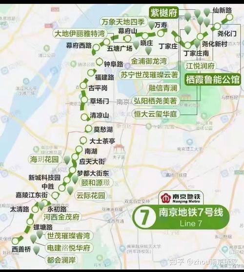 在建的南京地铁7号线