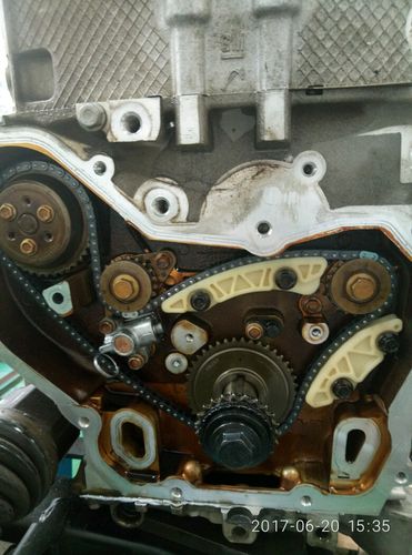 11年君越2.4正时怎么对