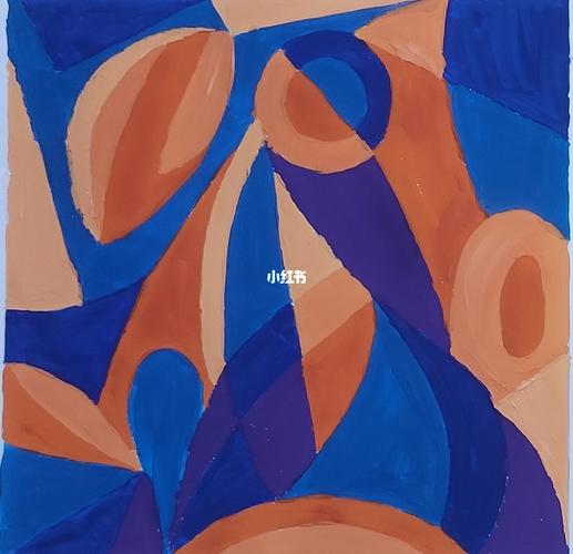 色彩构成_色彩构成_绘画_暖色_画画_文化_绘画