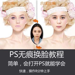 皮皮ps ps换脸移花接木图片合成教程 无痕换脸图片合成