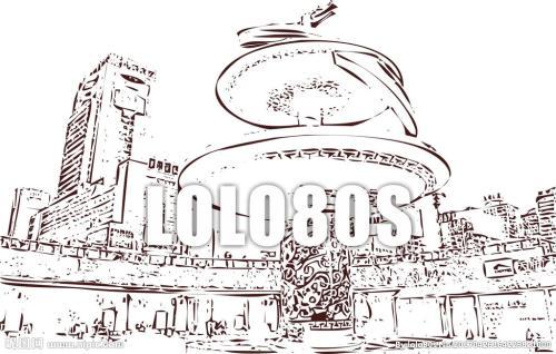 天府广场简笔画图