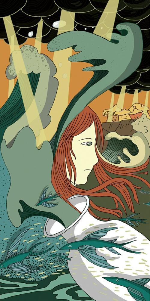 lw111er · 十二星座插画设计——水瓶