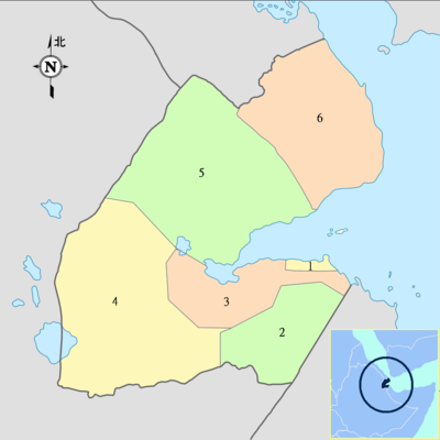 主条目:吉布提行政区划参见:吉布提城市列表吉布提共和国属于单一制