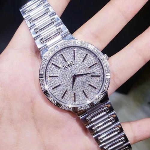 伯爵珠宝腕表系列g0a41054白金原钻满天星机械腕表