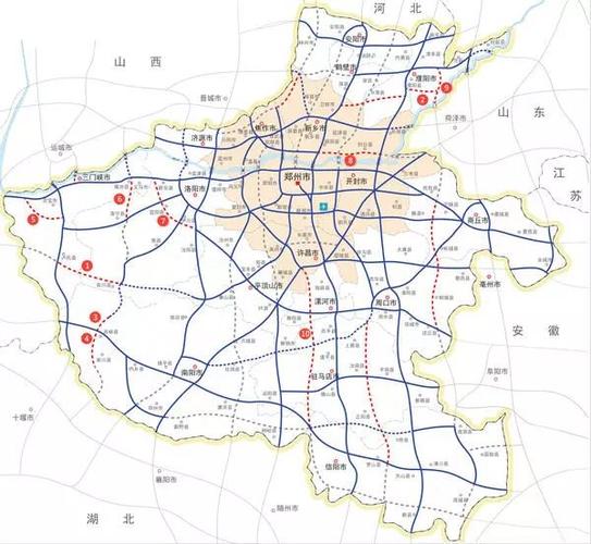 河南新开建5条高速公路- 郑州本地宝