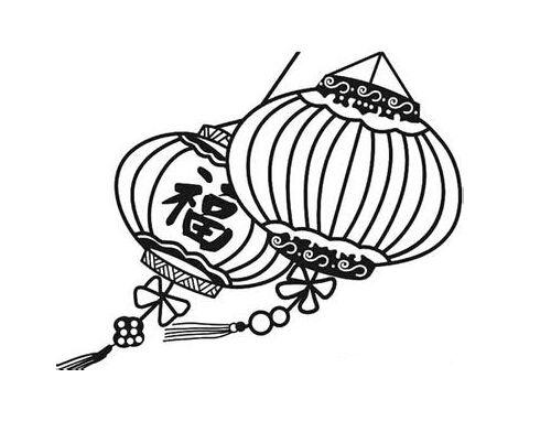 灯笼简笔画2