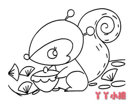 今天要给大家带来的就是可爱松鼠的简笔画画法,让我们一