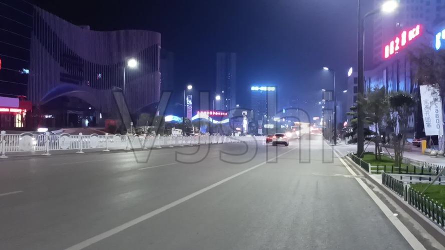 夜景 街道 城市 高楼大厦 汽车