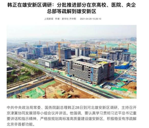 大家确实非常关注雄安的进展,关注在京央企的动向