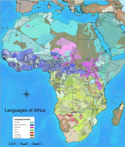 详解非洲国家主要通用语言分布