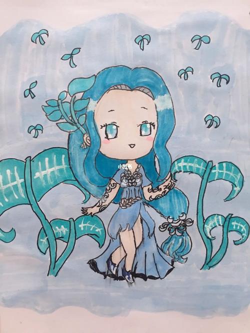 97斗罗大陆阿银_斗罗大陆_手绘_盲盒_手帐_简笔画