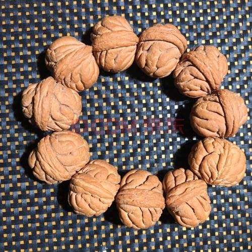 爆肉霸王龙桃核矮桩大肚龙纹桃核手串手把件 原生2.