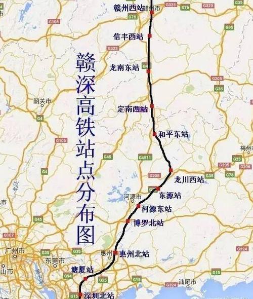 赣深高铁线路终于确定!南昌到深圳3小时,一路景色美哭