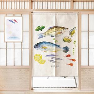 家用厨房门帘瓜果装饰布帘隔断帘棉麻布艺挂帘西餐厅日式短帘定做
