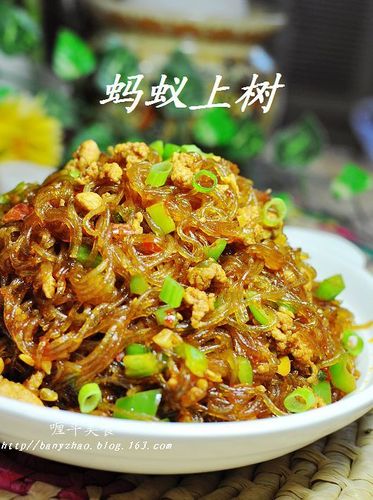 一道经典川菜——蚂蚁上树 - 喱斗 - 喱斗和爱女贝妮的博客