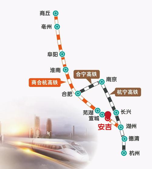我们安吉通高铁啦