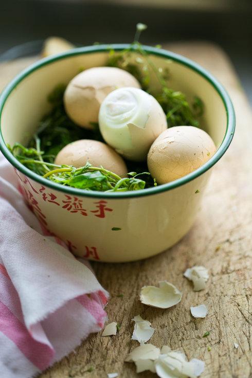 荠菜煮鸡蛋(三月三吃荠菜煮鸡)