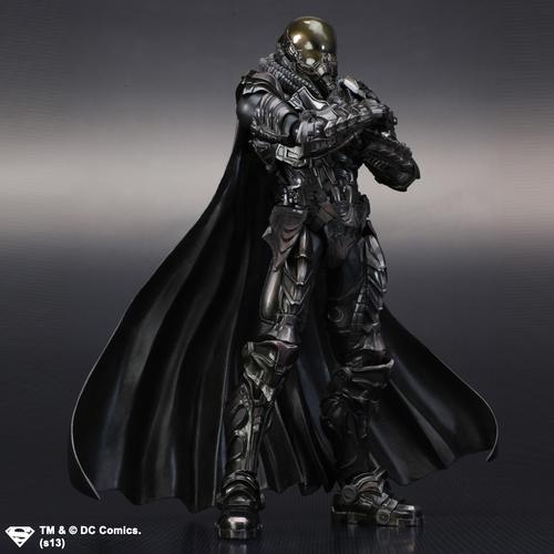 【易漫】正版square enix 超人钢铁之躯佐德将军公仔手办模型