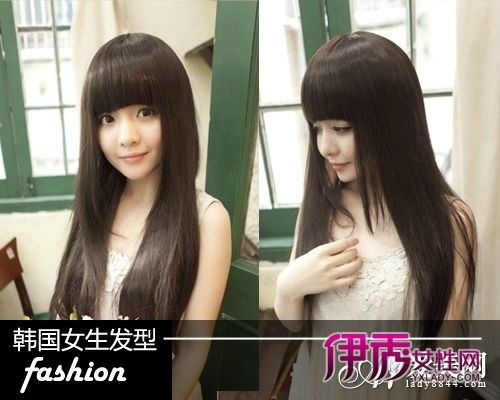 韩国女生发型 披肩直发飘逸出尘