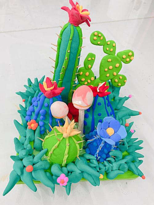 手工课:仙人掌91_手工制作_仙人掌_上朗·贝克尔幼儿园攻略_幼儿园