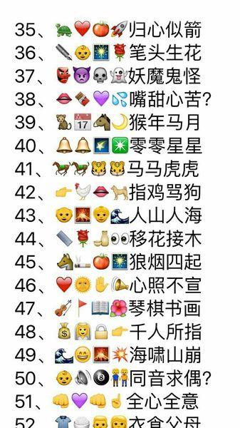 求大神帮我猜成语,看表情猜成语,21,26,还有后面的