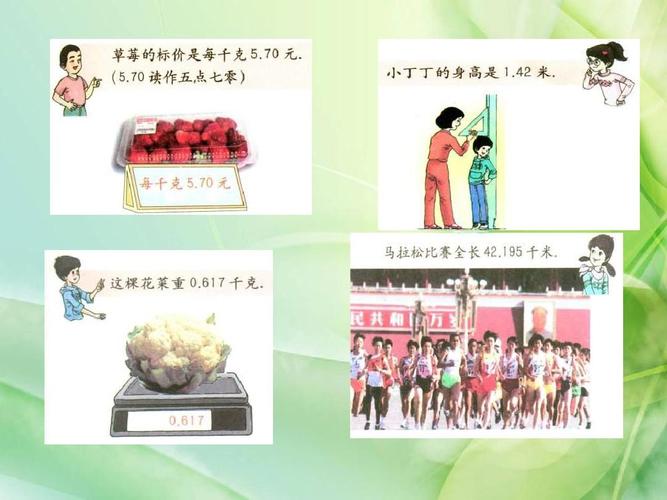 沪教版四年级下册《生活中的小数》ppt公开课课件一[精品]