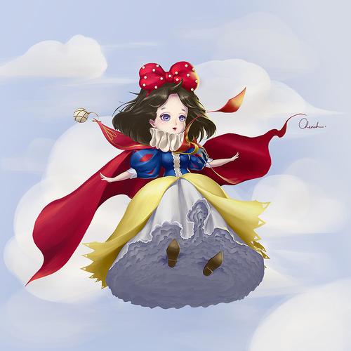 白雪公主 snow white|插画|游戏原画|chenwhvv - 原创作品 - 站酷