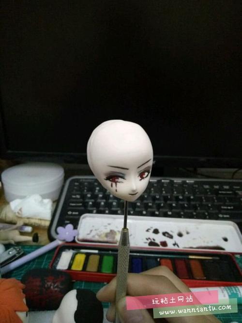 粘土做的吸血鬼魔女人偶教程图解